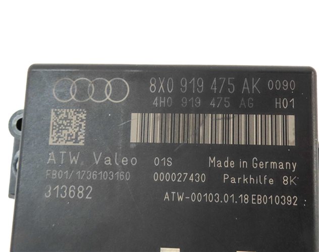 Thumbnail 5: 2015-2018 AUDI Q3 (8U) PDC PARK DISTANCE ASSIST SENSOR CONTROL MODULE