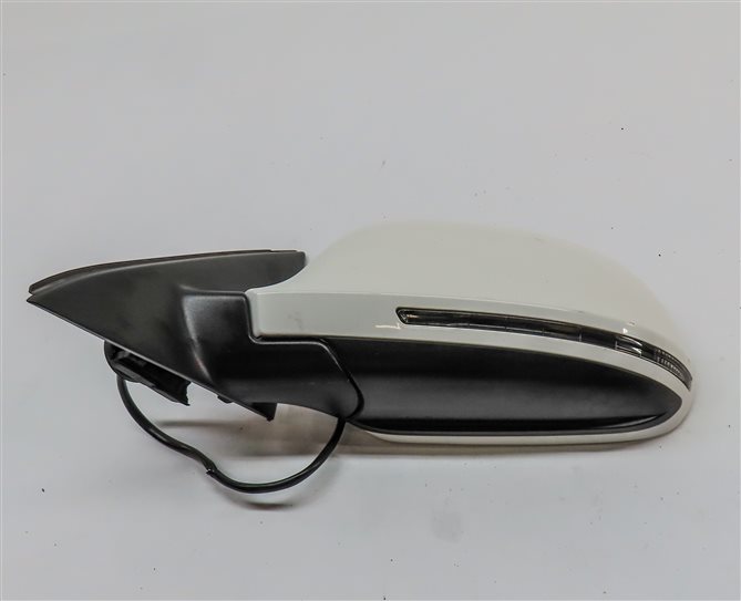 Thumbnail 8: 15-18 AUDI Q3 8U LEFT DRIVER HEATED DOOR MIRROR HOUSING NO GLASS (White)