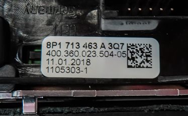 Thumbnail 6: 2018 AUDI Q3 (8U) AUTOMATIC TRANSMISSION A/T GEAR SHIFT KNOB HANDLE w/SHIFT TRIM