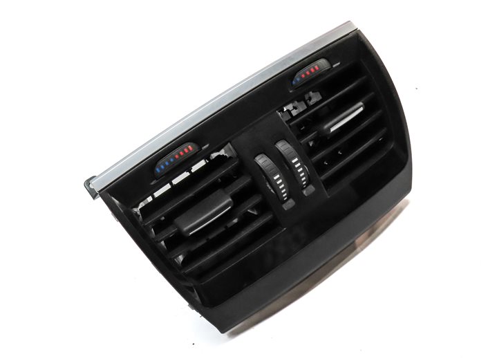Thumbnail 3: 2015 BMW X5 (F15) REAR CENTER CONSOLE HEAT AIR AC HVAC DUAL VENT (Black)