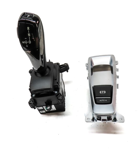 Thumbnail 2: 14-18 BMW X5 (F15) AUTO TRANSMISSION FLOOR SHIFTER SHIFT BOX & KNOB (CERAMIC)
