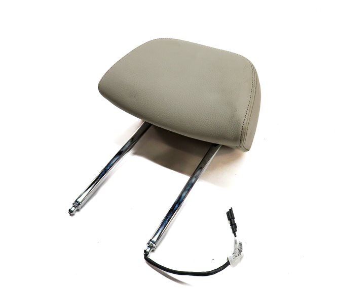 Thumbnail 1: 14-19 BMW X5 X6 F15 F16 FRONT LEFT or RIGHT SEAT COMFORT HEADREST (Ivory White)