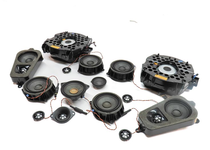 Thumbnail 1: 15 BMW X5 (F15) RADIO STEREO AUDIO SOUND SYSTEM TWEETER SUBWOOFER SPEAKER SET/15