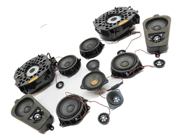 Thumbnail 3: 15 BMW X5 (F15) RADIO STEREO AUDIO SOUND SYSTEM TWEETER SUBWOOFER SPEAKER SET/15