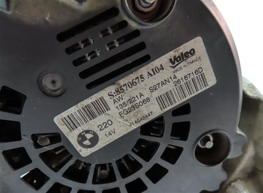Thumbnail 7: 2014-2018 BMW X5 F15 3.0L DIESEL ENGINE MOTOR 220 AMP ALTERNATOR GENERATOR
