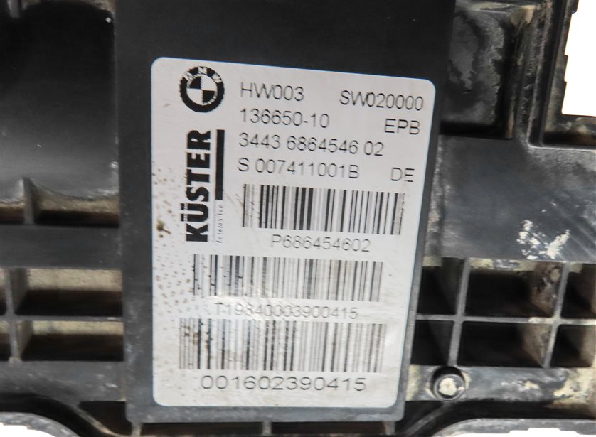 Thumbnail 9: 2015 BMW X5 (F15) EMERGENCY ELECTRONIC PARK PARKING BRAKE ACTUATOR w/CABLES