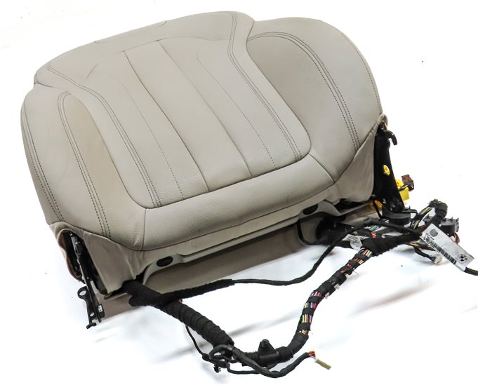 Thumbnail 3: 15 BMW X5 (F15) FRONT RIGHT UPPER MEMORY COMFORT HEATED SEAT BACK (Ivory White)