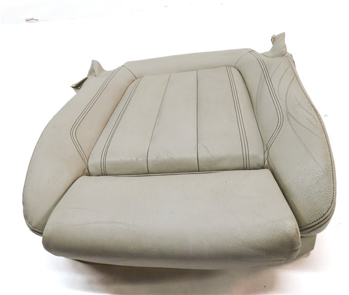 Thumbnail 2: 15 BMW X5 F15 FRONT LEFT LOWER MEMORY COMFORT HEATED SEAT CUSHION (Ivory White)
