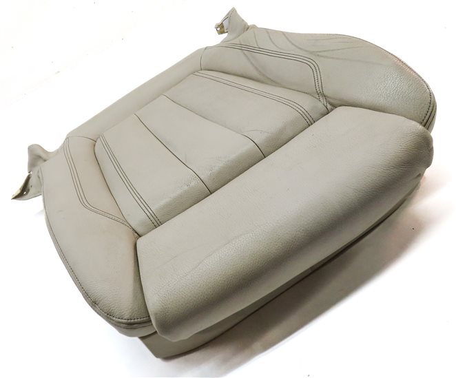 Thumbnail 3: 15 BMW X5 F15 FRONT LEFT LOWER MEMORY COMFORT HEATED SEAT CUSHION (Ivory White)