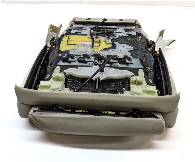 Thumbnail 5: 15 BMW X5 F15 FRONT LEFT LOWER MEMORY COMFORT HEATED SEAT CUSHION (Ivory White)