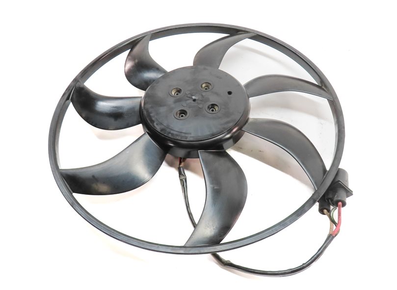 15-16 AUDI A3 (8V) 1.8L TURBO ENGINE RADIATOR COOLING FAN & SHROUD ASSEMBLY