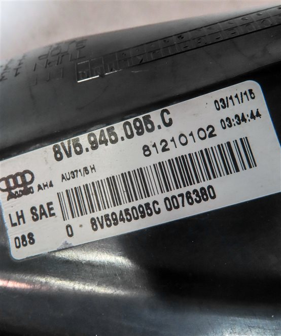 Thumbnail 5: 15-16 AUDI A3 S3 (8V) SEDAN CONVERTIBLE REAR LEFT LED TAILLIGHT BRAKE LIGHT LAMP