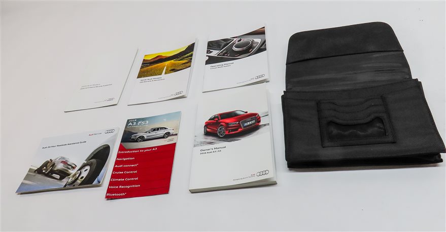 Thumbnail 2: 2016 AUDI A3 (8V) 1.8L (CNSB) ENGINE OWNER'S MANUAL BOOKLET SET/7 w/ CASE