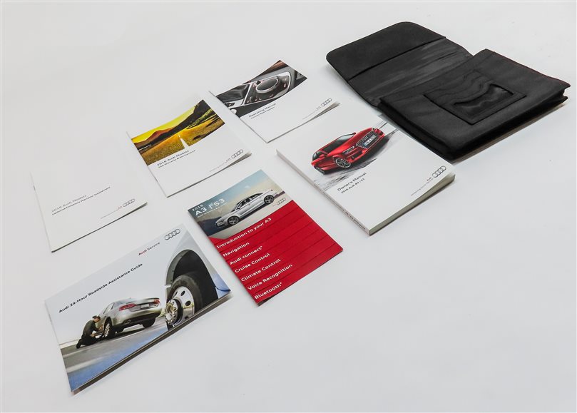 Thumbnail 3: 2016 AUDI A3 (8V) 1.8L (CNSB) ENGINE OWNER'S MANUAL BOOKLET SET/7 w/ CASE