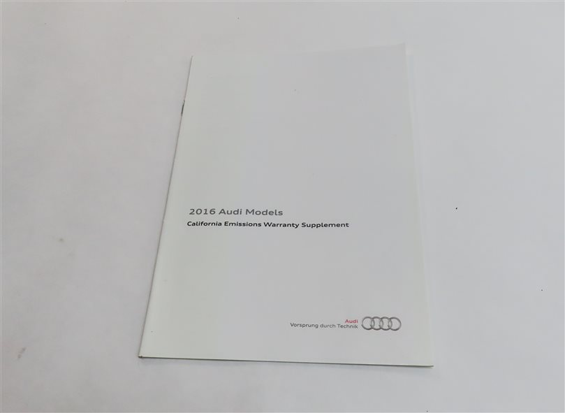 Thumbnail 5: 2016 AUDI A3 (8V) 1.8L (CNSB) ENGINE OWNER'S MANUAL BOOKLET SET/7 w/ CASE