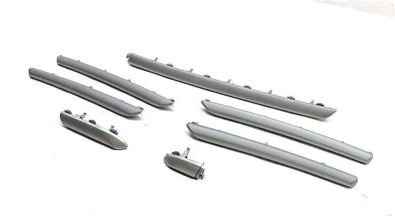 2016 AUDI A3 (8V) INTERIOR FRONT/REAR DOOR FRONT DASH TRIM SET/7 (Micrometallic)