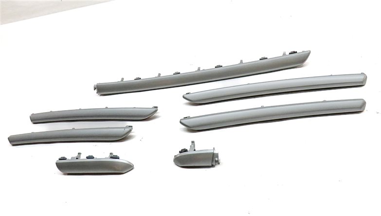 Thumbnail 2: 2016 AUDI A3 (8V) INTERIOR FRONT/REAR DOOR FRONT DASH TRIM SET/7 (Micrometallic)