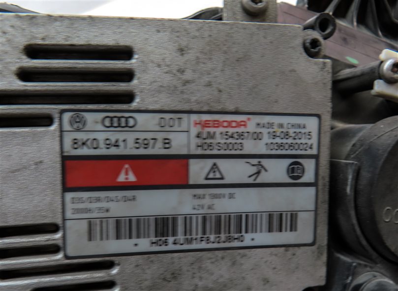 Thumbnail 8: 2015-2016 AUDI A3 (8V) LEFT DRIVER XENON HID HEADLIGHT LIGHT LAMP (8Q3 NON AFS)