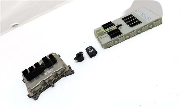 Thumbnail 3: 13-18 BMW 328i 428i 528i X3 X4 (F30 F32) 2.0L N26 ENGINE DME BCM MODULE KEY SET