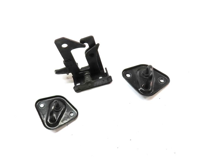 2013 MERCEDES C300 (W204) FRONT HOOD LID SAFETY CATCH HOOK LATCH RELEASE SET/3