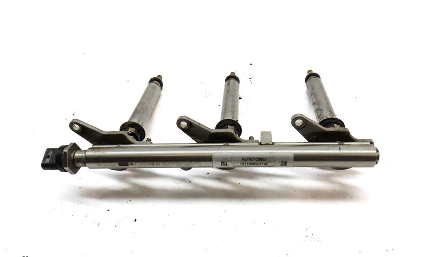 Thumbnail 10: 2013 MERCEDES C300 (W204) 3.5L (276.957) ENGINE FUEL INJECTOR SET/6 w/ RAILS