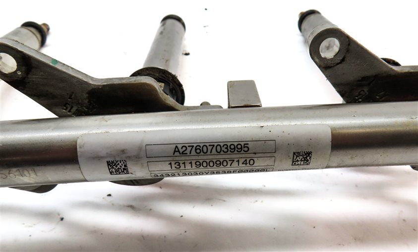 Thumbnail 11: 2013 MERCEDES C300 (W204) 3.5L (276.957) ENGINE FUEL INJECTOR SET/6 w/ RAILS