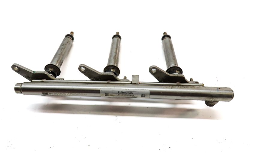 Thumbnail 7: 2013 MERCEDES C300 (W204) 3.5L (276.957) ENGINE FUEL INJECTOR SET/6 w/ RAILS