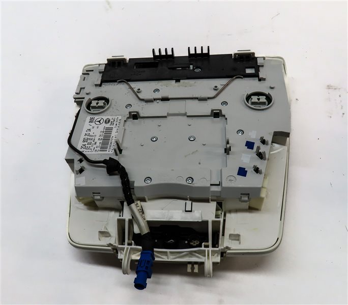 Thumbnail 6: 13 MERCEDES C300 W204 FRONT INTERIOR OVERHEAD DOME LIGHT LAMP w/SWITCHES (Beige)