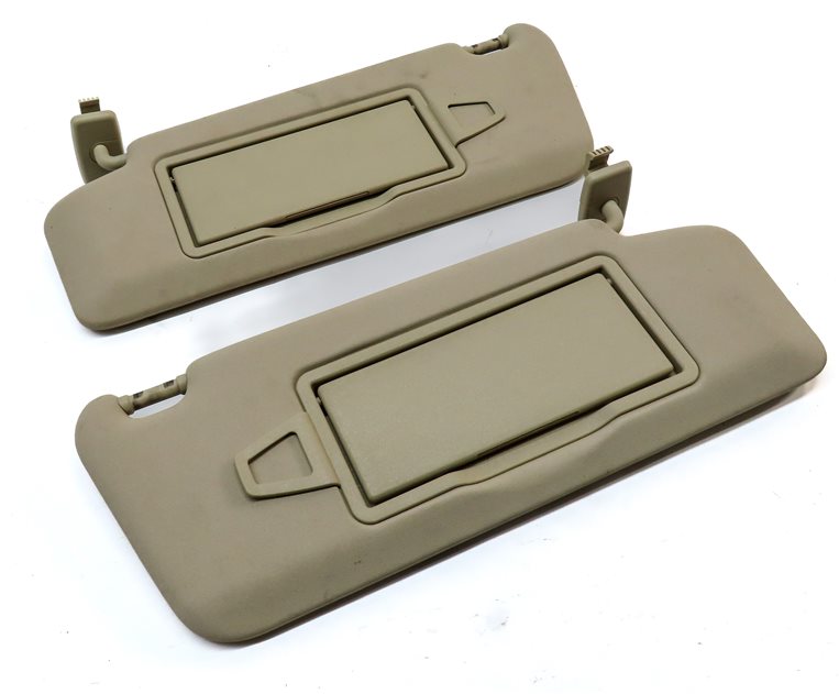 2008-2014 MERCEDES C230 C250 C300 C350 C63 (W204) FRONT SUNVISOR SET-2 (Beige)