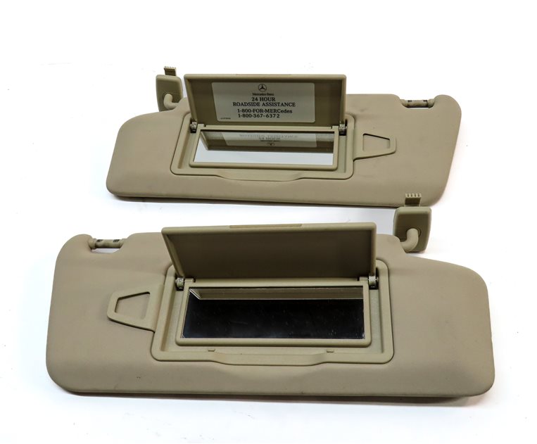 Thumbnail 4: 2008-2014 MERCEDES C230 C250 C300 C350 C63 (W204) FRONT SUNVISOR SET-2 (Beige)