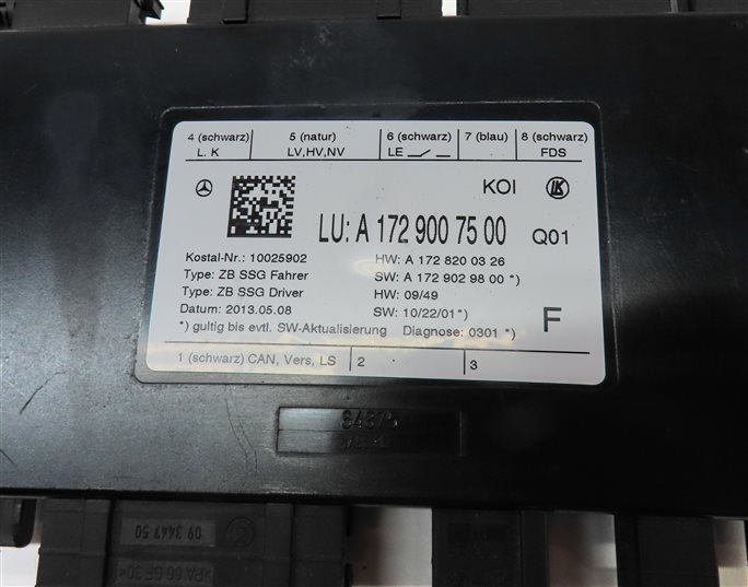 Thumbnail 7: 2013 MERCEDES C300 (W204) FRONT LEFT DRIVER SEAT CONTROL MODULE