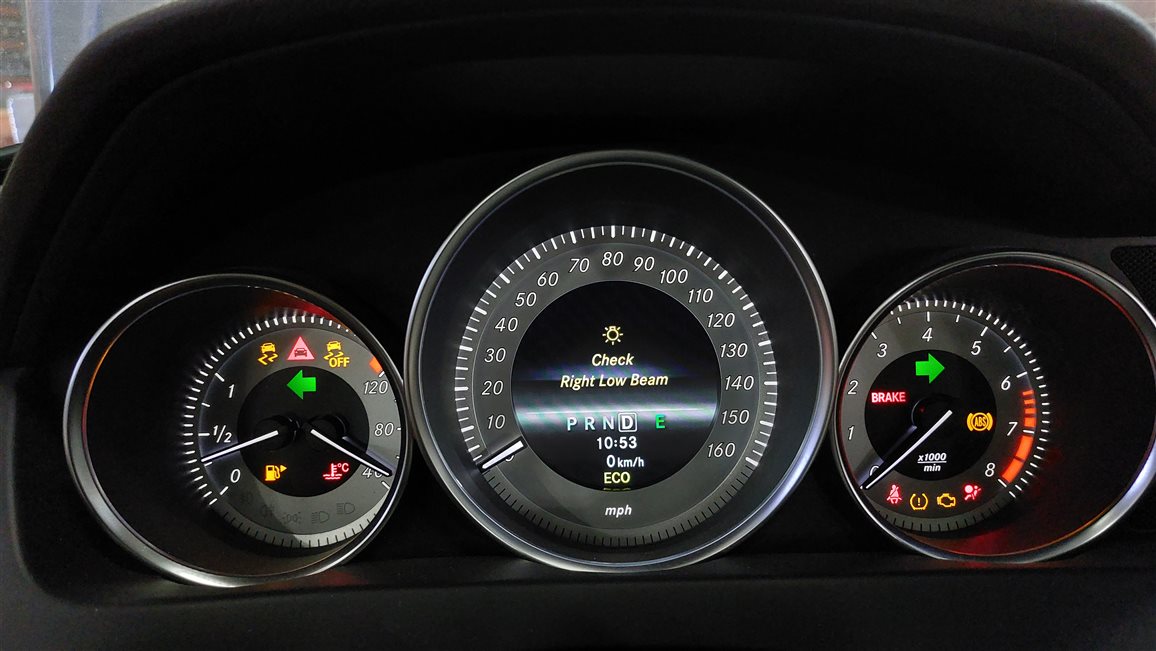 Thumbnail 2: 2013 MERCEDES C-CLASS (W204) SPORT SPEEDOMETER INSTRUMENT GAUGE CLUSTER (156k)