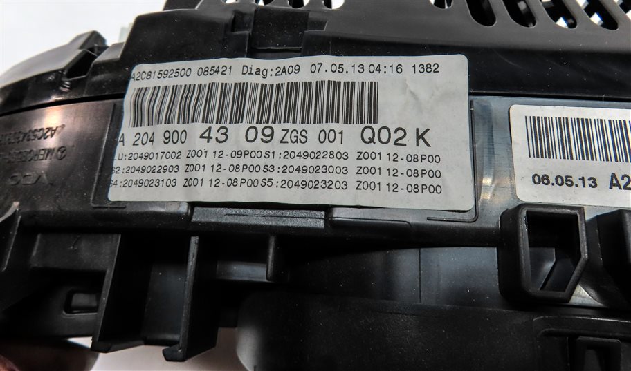 Thumbnail 7: 2013 MERCEDES C-CLASS (W204) SPORT SPEEDOMETER INSTRUMENT GAUGE CLUSTER (156k)