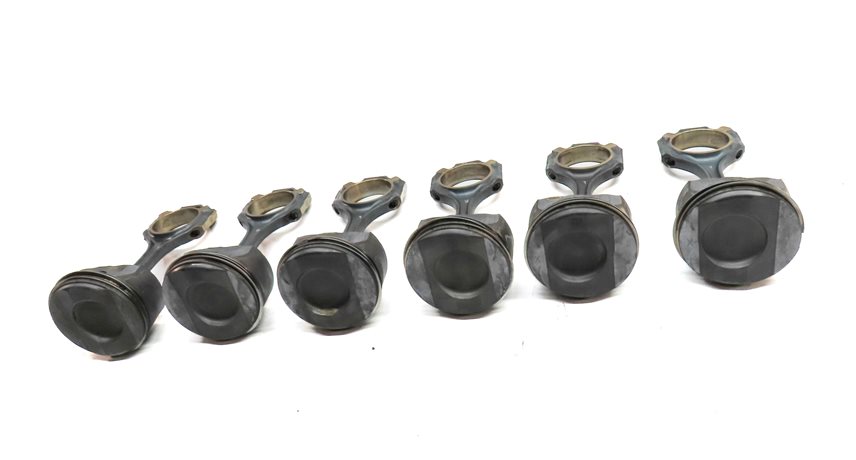 Thumbnail 3: 12-18 MERCEDES C E GLE GLK ML SLK (W212 W204 X204 W166 R172) 3.5L PISTON SET-6