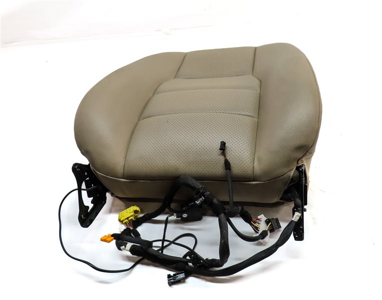 Thumbnail 4: 13 MERCEDES C300 W204 FRONT LEFT DRIVER UPPER MEMORY HEATED SEAT CUSHION (Beige)