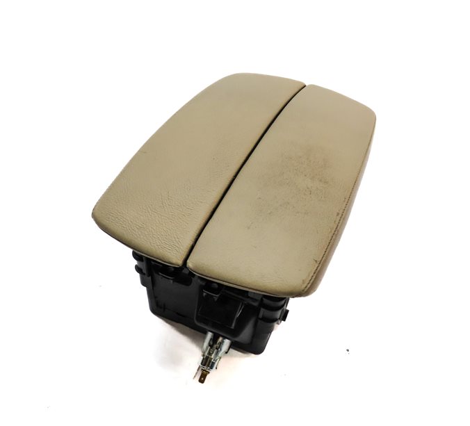 Thumbnail 1: 2007-2010 BMW X5 (E70) FRONT CENTER CONSOLE ARM REST STORAGE COMPARTMENT (Beige)