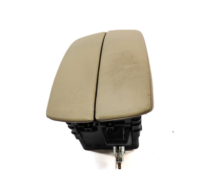 Thumbnail 2: 2007-2010 BMW X5 (E70) FRONT CENTER CONSOLE ARM REST STORAGE COMPARTMENT (Beige)