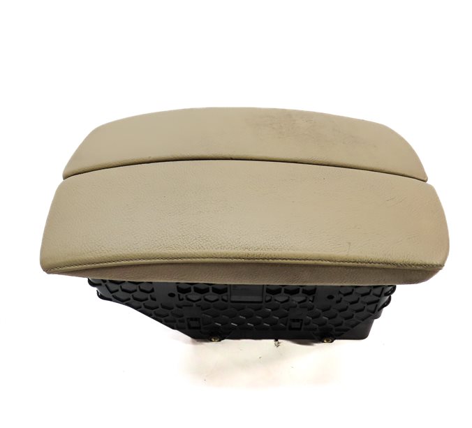 Thumbnail 4: 2007-2010 BMW X5 (E70) FRONT CENTER CONSOLE ARM REST STORAGE COMPARTMENT (Beige)