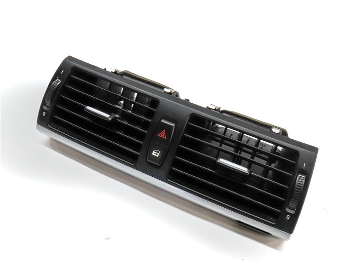 2007 BMW X5 (E70) FRONT CENTER DASH HEAT AIR AC HVAC DUAL VENT (Black)