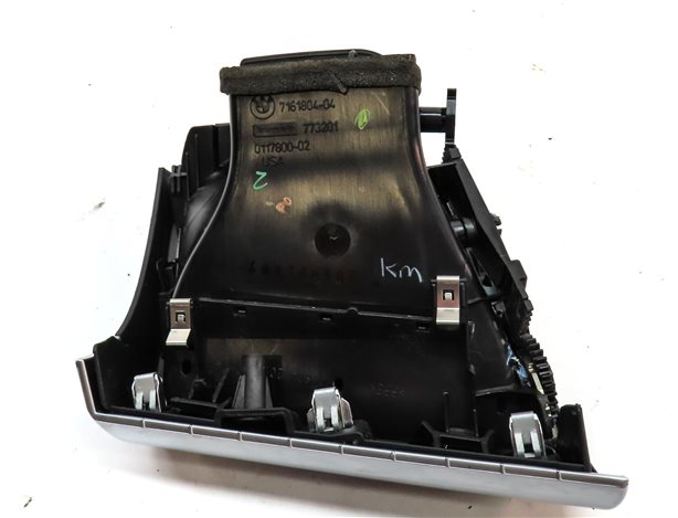 Thumbnail 5: 2007 BMW X5 (E70) FRONT RIGHT PASSENGER DASH HEAT AIR AC HVAC VENT (Black)