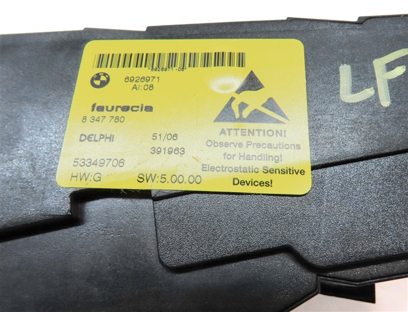 Thumbnail 6: 2007 BMW X5 (E70) FRONT LEFT DRIVER MEMORY LUMBAR SEAT POSITION ADJUST SWITCH