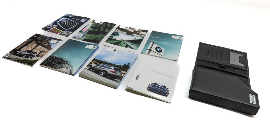 2007 BMW X5 (E70) 4.8L (N62) OWNERS MANUAL BOOKLET w/ LEATHER CASE SET/9