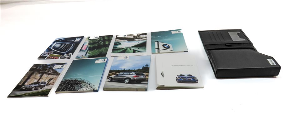 Thumbnail 2: 2007 BMW X5 (E70) 4.8L (N62) OWNERS MANUAL BOOKLET w/ LEATHER CASE SET/9
