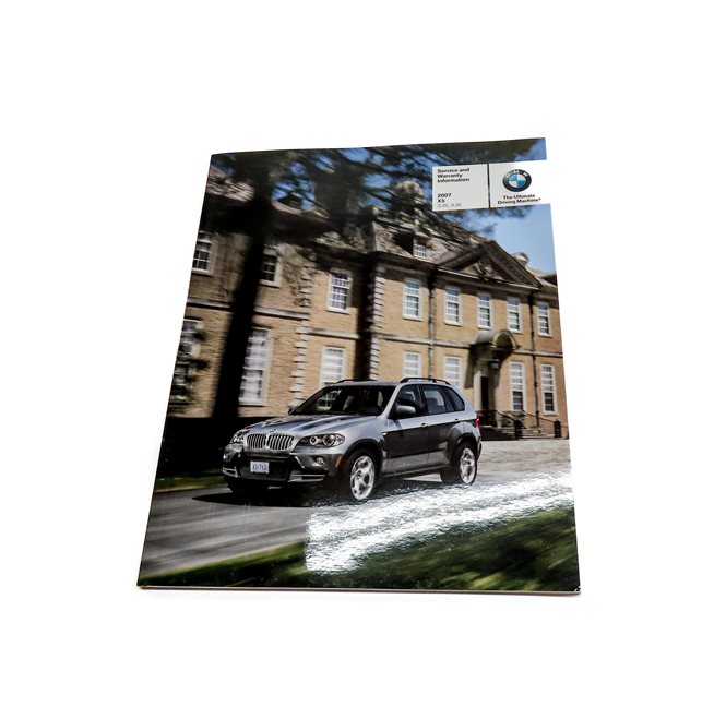 Thumbnail 8: 2007 BMW X5 (E70) 4.8L (N62) OWNERS MANUAL BOOKLET w/ LEATHER CASE SET/9