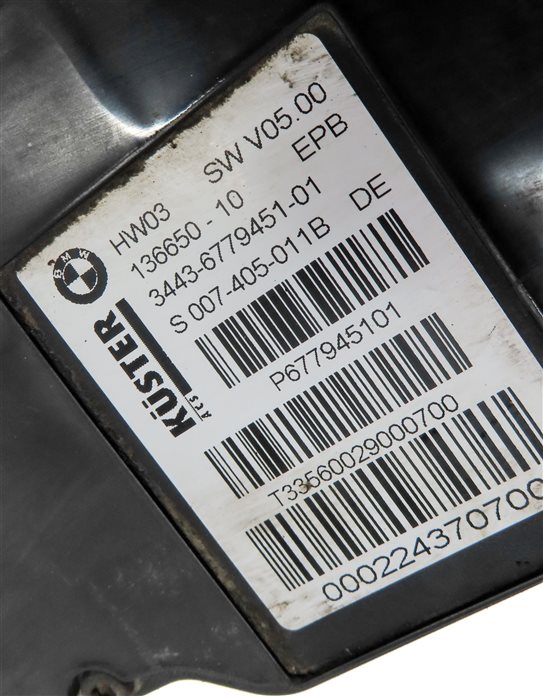 Thumbnail 7: 2007 BMW X5 (E70) EMERGENCY ELECTRONIC PARK PARKING BRAKE ACTUATOR MOTOR w/CABLE