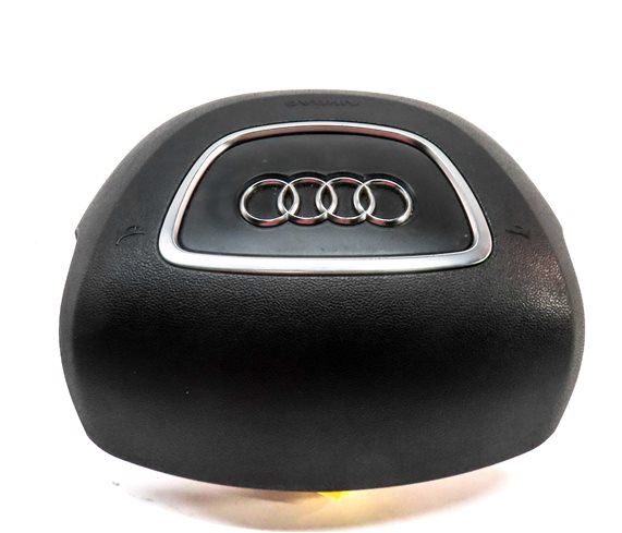 Thumbnail 4: 2011-2015 AUDI Q7 (4L) LEFT DRIVER STEERING WHEEL SRS AIRBAG AIR BAG (BLACK)