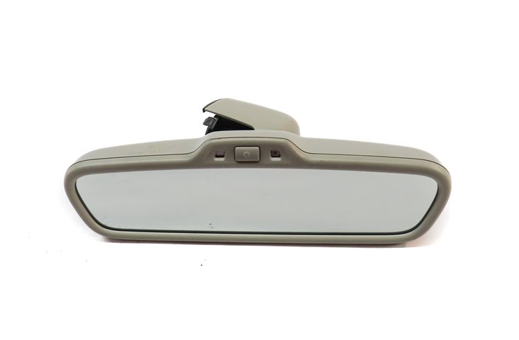 Thumbnail 3: 2010-2015 AUDI Q7 (4L) INTERIOR AUTODIM REAR VIEW MIRROR w/ COMPASS (Gray)