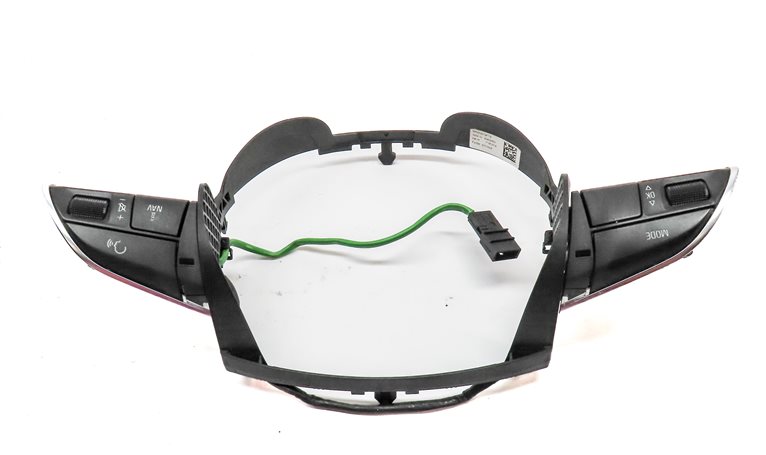 Thumbnail 4: 15 AUDI Q7 (4L) LEFT DRIVER STEERING WHEEL OPTION MEDIA VOLUME SELECT SWITCH SET