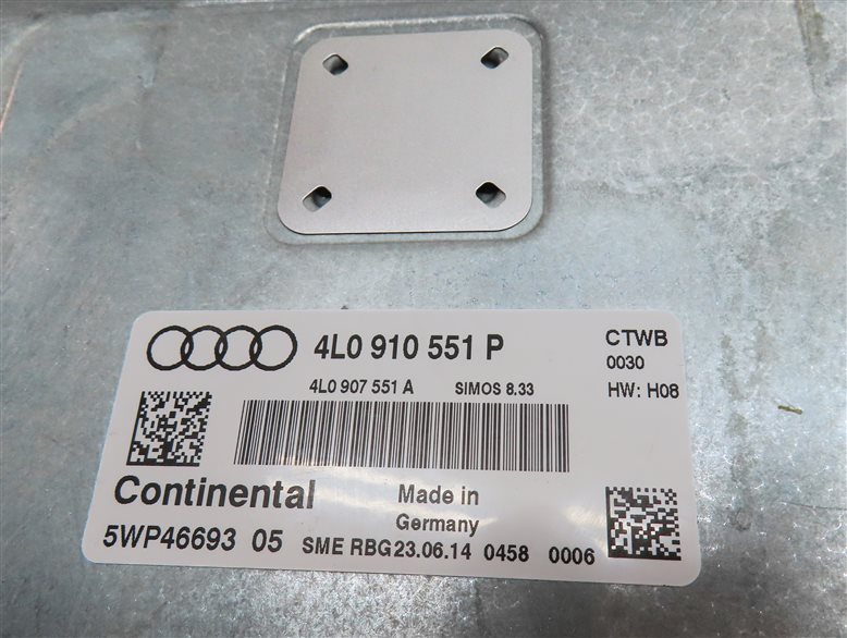 Thumbnail 22: 13-15 AUDI Q7 (4L) 3.0L CTWB SUPERCHARGED ENGINE BCM IMMOBILIZER MODULE KEY SET