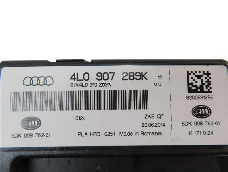 Thumbnail 24: 13-15 AUDI Q7 (4L) 3.0L CTWB SUPERCHARGED ENGINE BCM IMMOBILIZER MODULE KEY SET